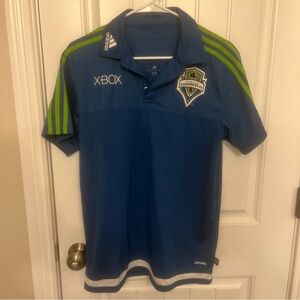 Adidas Seattle Sounders FC Climalite Polo